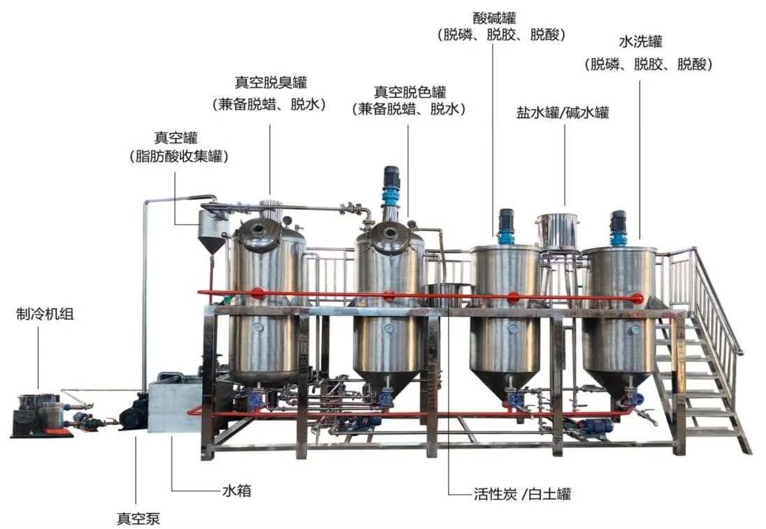 Edible Oil Refining System