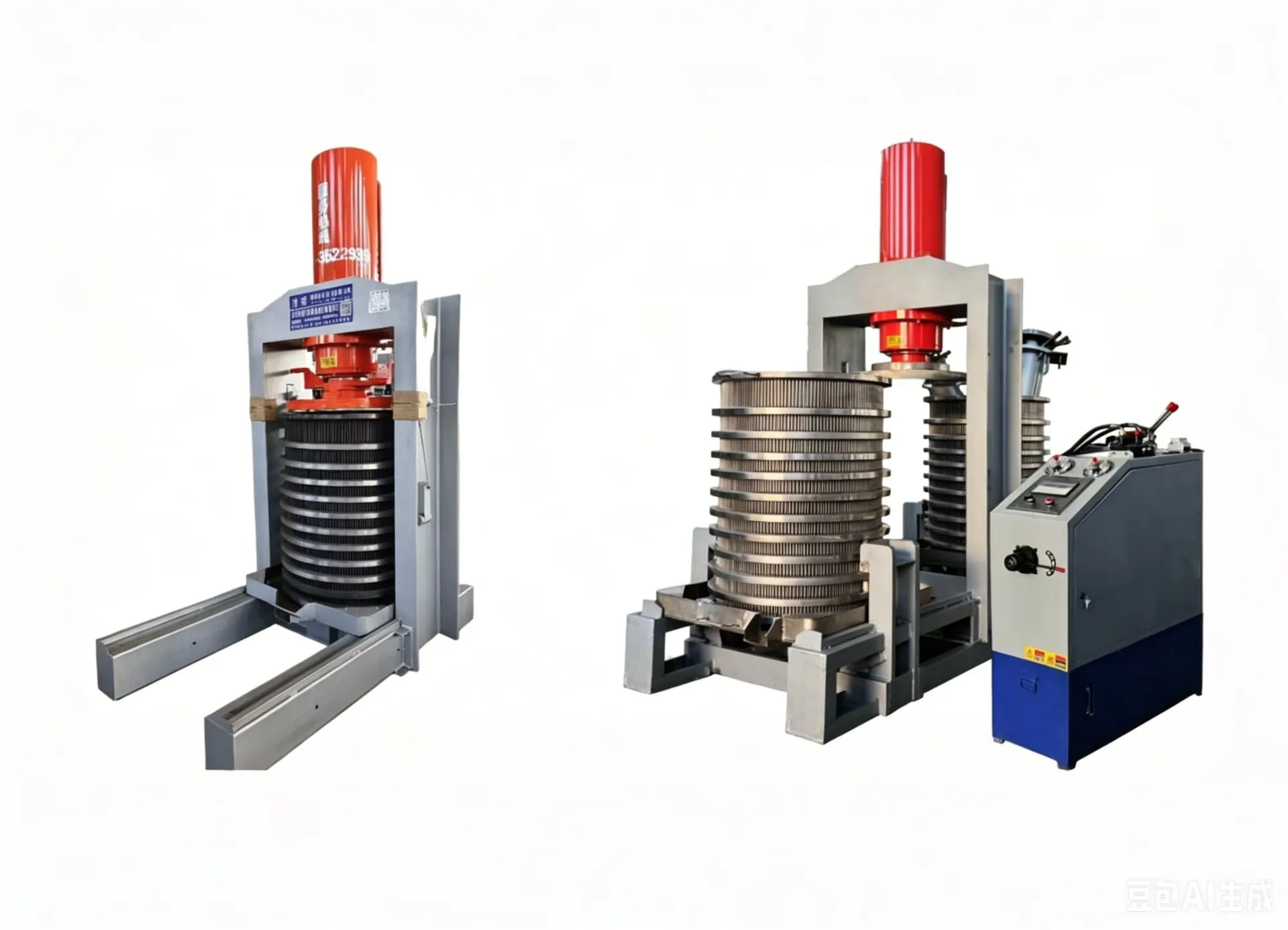 Large Barrel Hydraulic Oil Press